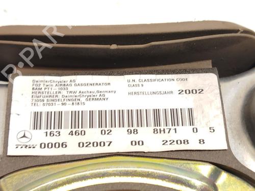 Driver airbag MERCEDES-BENZ M-CLASS (W163) ML 400 CDI (163.128) | BP26039682C9 