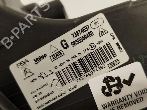 Left headlight CITROËN C4 III (BA_, BB_, BC_)  | BP29247693C28 