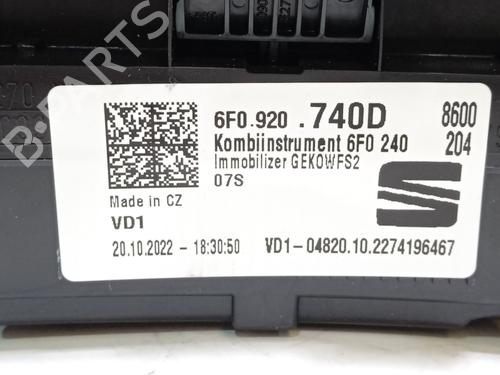 Instrument cluster SEAT IBIZA V (KJ1, KJG) | BP19256466C47