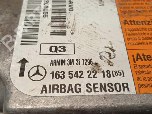 ECU airbags MERCEDES-BENZ M-CLASS (W163) ML 400 CDI (163.128) | BP9830518M53 