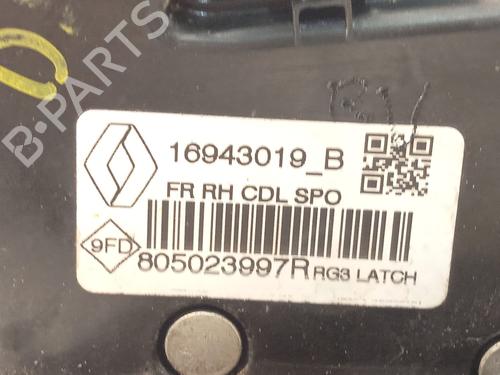 Front right lock RENAULT MEGANE IV Hatchback (B9A/M/N_) 1.5 Blue dCi 115 (B9A6) | BP28724530C97 