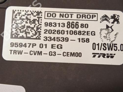 Electronic module CITROËN C5 AIRCROSS (A_) 1.2 PureTech 130 (ARHNSJ) | BP28126619M83 