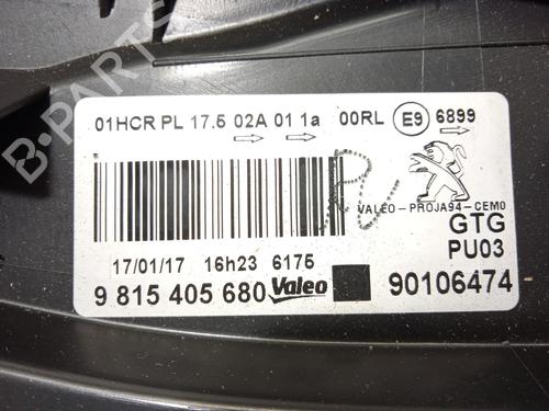 Left headlight PEUGEOT 2008 I (CU_) 1.2 THP 110 / PureTech 110 | BP23256770C28 