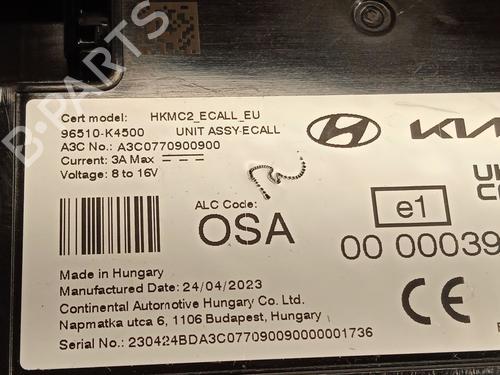 Electronic module HYUNDAI KONA (OS, OSE, OSI) EV | BP19042976M83 