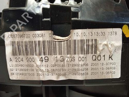 Instrument cluster MERCEDES-BENZ C-CLASS (W204) C 180 CGI (204.031) | BP9649782C47 