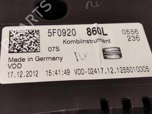 Instrument cluster SEAT LEON (5F1)  | BP4807567C47 