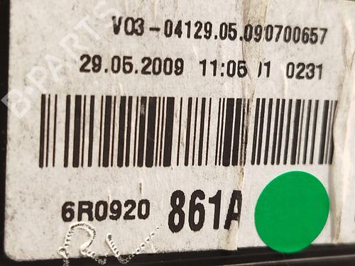 Instrument cluster VW POLO V (6R1, 6C1) 1.6 TDI | BP21567053C47 