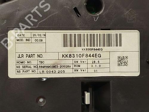 Instrument cluster JAGUAR F-PACE (X761) 2.0 TD4 AWD | BP39560564C47 - Image 6