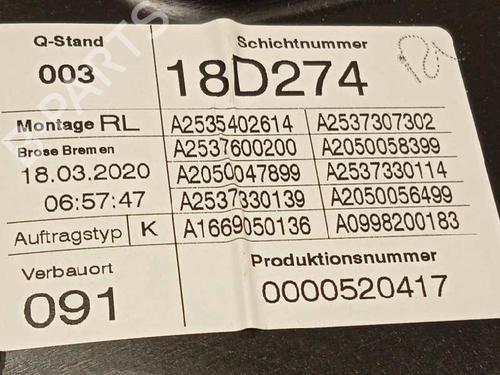 Rear left window mechanism MERCEDES-BENZ GLC (X253) 220 d 4-matic (253.915) | BP14832256C24 