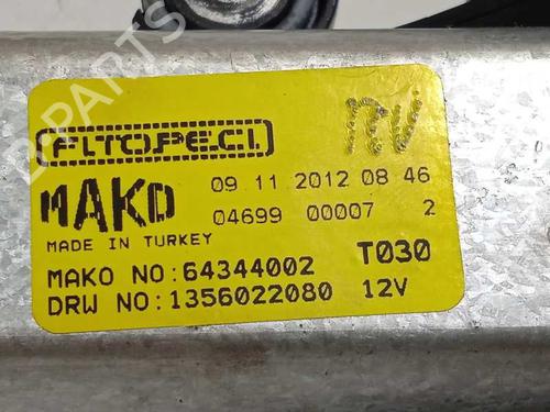 Rear wiper motor FIAT QUBO (225_) 1.3 D Multijet (225AXE1A, 225CXE1A, 225AXH1A, 225AXL1A,... | BP12593975M102 