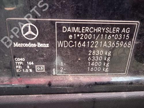 Right front brake caliper MERCEDES-BENZ M-CLASS (W164)  | BP11563091M104 