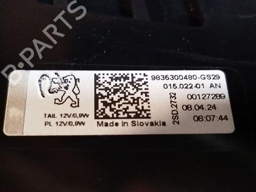 Left tailgate light PEUGEOT 308 III (FB_, FH_, FP_, F3_, FM_) PureTech 130 (FPHNSL, FPHNST) | BP26208821C79 