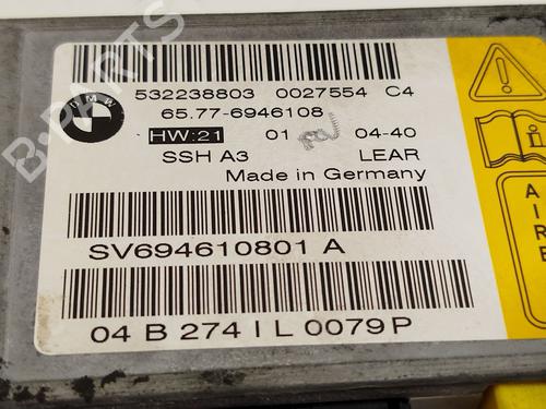 ECU airbags BMW 7 (E65, E66, E67) 740 d | BP23399520M53 - Image 4