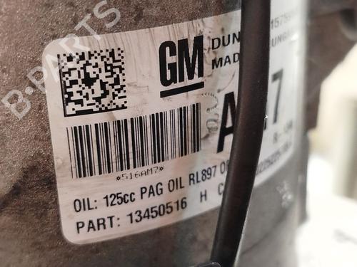 AC compressor OPEL ASTRA J Sports Tourer (P10) 1.6 CDTi (35) | BP25605336M34 