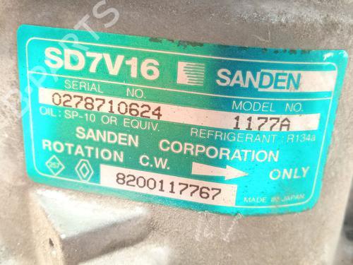 AC compressor DACIA LOGAN (LS_) 1.4 MPI LPG (LS0C) | BP26503009M34