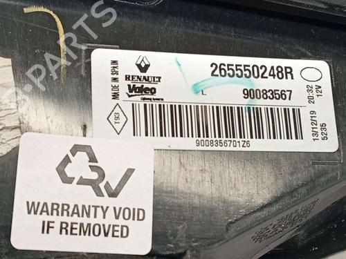 Left tailgate light RENAULT MEGANE IV Hatchback (B9A/M/N_) 1.5 Blue dCi 115 (B9A6) | BP38196938C79  - Image 5