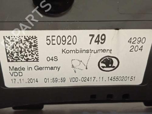 Instrument cluster SKODA OCTAVIA III Combi (5E5, 5E6)  | BP6900019C47 