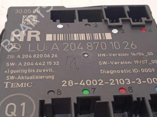 Electronic module MERCEDES-BENZ C-CLASS T-Model (S204) C 320 CDI 4-matic (204.289) | BP15588543M83 