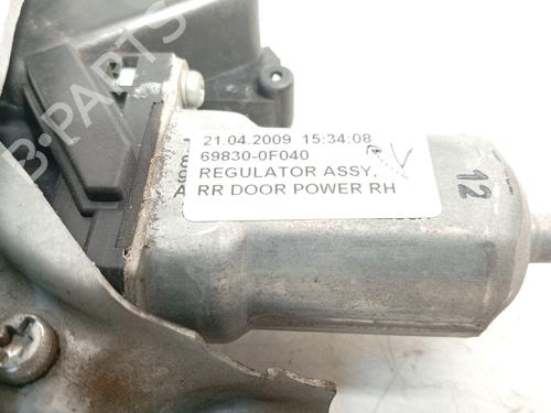 Rear right window mechanism TOYOTA VERSO (_R2_) 2.0 D-4D (AUR20_, AUR20R) | BP28422243C25 