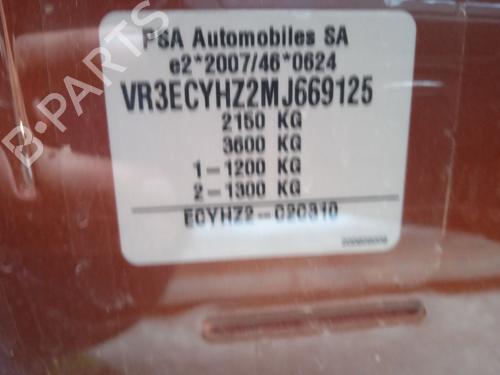 Fuse box PEUGEOT RIFTER 1.5 BlueHDi 130 | BP25487711E1 