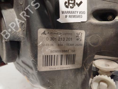 Left headlight PEUGEOT 407 (6D_) 2.0 HDi 135 (6DRHRH, 6DRHRE, 6DRHRG, 6DRHRJ) | BP28217872C28 