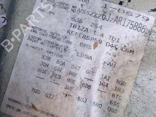 Right front driveshaft SEAT IBIZA IV (6J5, 6P1) 1.4 TDI | BP6907158M39 