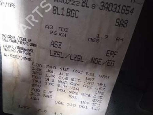 Right taillight AUDI A3 (8L1) 1.9 TDI | BP9813846C35