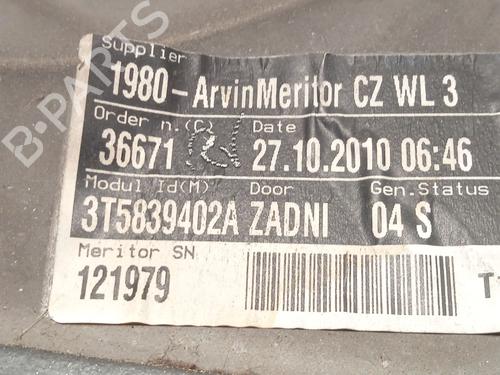 Rear right window mechanism SKODA SUPERB II (3T4) 1.6 TDI | BP21549652C25