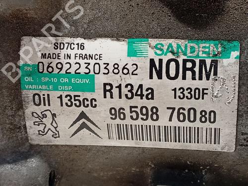AC Kompressor CITROËN C4 Grand Picasso I (UA_) 2.0 HDi 138 | BP30933855M34