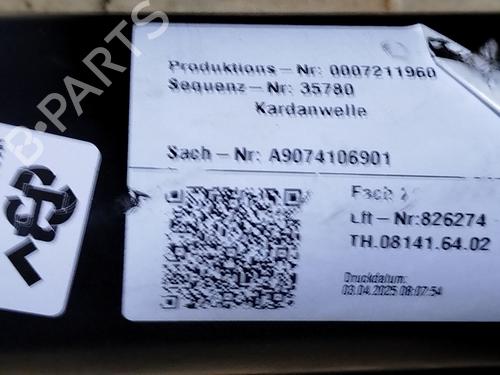 Driveshaft MERCEDES-BENZ SPRINTER 4-t Van (B907, B910) 419 CDI RWD (907.643, 907.645, 907.647) | BP31035359M37