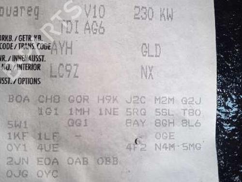 Electronic module VW TOUAREG (7LA, 7L6, 7L7) 5.0 V10 TDI | BP13252078M83 