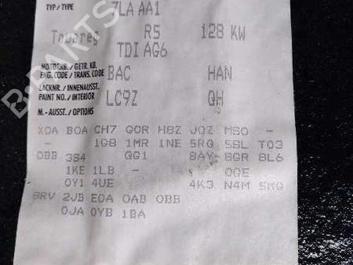 Front left window mechanism VW TOUAREG (7LA, 7L6, 7L7) 2.5 R5 TDI | BP6078841C22