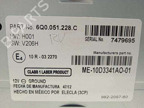 Radio VW POLO V (6R1, 6C1)  | BP7313575E6 