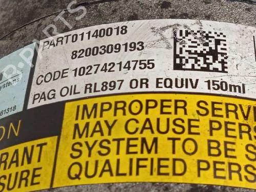 AC compressor NISSAN PRIMERA Hatchback (P12)  | BP15850435M34 