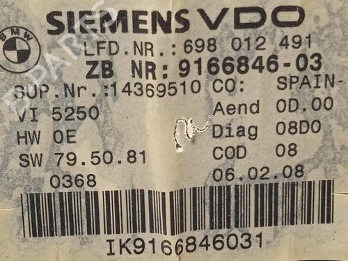 Instrument cluster BMW 3 (E90) 320 d | BP16697868C47 