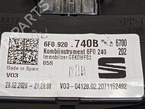 Instrument cluster SEAT IBIZA V (KJ1, KJG)  | BP10318599C47 