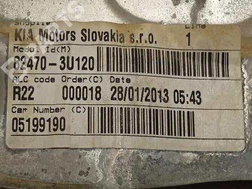 Front left window mechanism KIA SPORTAGE III (SL) 1.7 CRDi | BP7304946C22 