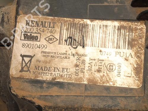 Left headlight RENAULT LAGUNA II (BG0/1_) 1.9 dCi (BG08, BG0G) | BP21191970C28