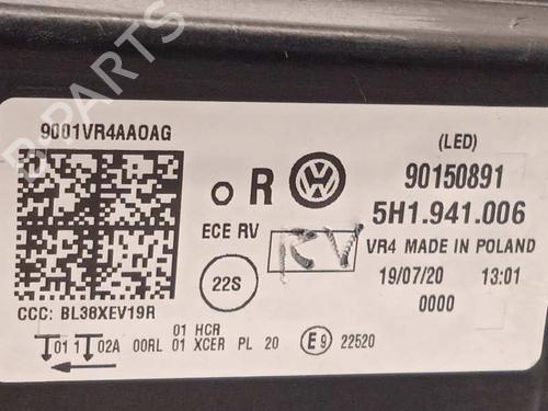 Right headlight VW GOLF VIII (CD1, DA1) | BP9701533C29