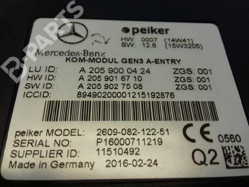 Electronic module MERCEDES-BENZ CLA Coupe (C117)  | BP1134958M83 