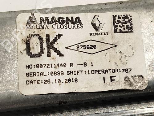 Front left window mechanism DACIA SANDERO II 1.0 SCe 75 (B8JC, B8JD, B8NC) | BP32060334C22 