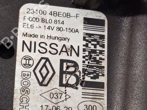 Alternator NISSAN QASHQAI II (J11, J11_) 1.6 dCi ALL MODE 4x4-i | BP29582233M7 