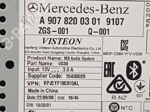 Radio MERCEDES-BENZ SPRINTER 4-t Van (B907, B910) 419 CDI RWD (907.643, 907.645, 907.647) | BP26207884E6 - Image 6
