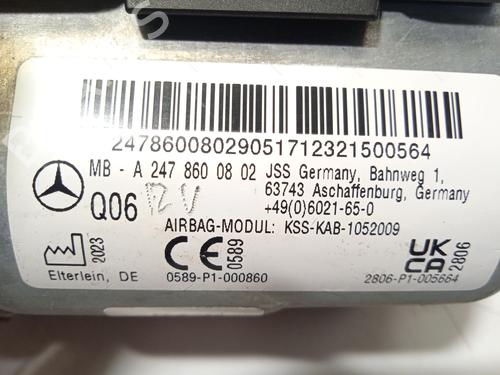 Førerens kollisjonspute MERCEDES-BENZ EQA (H243) EQA 250+ (243.702) | BP29973537C9