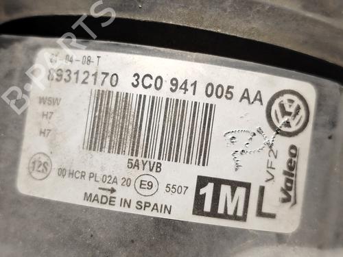 Venstre forlygte VW PASSAT B6 (3C2) 1.9 TDI | BP30488943C28