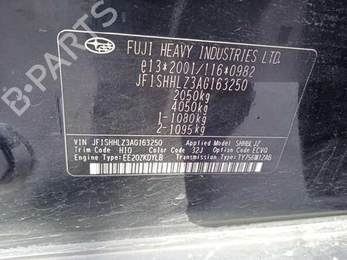 Fuse box SUBARU FORESTER (SH_) 2.0 D AWD (SHH, SHD, SHN) | BP11987187E1 