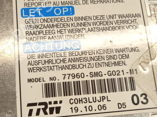 ECU airbags HONDA CIVIC VIII Hatchback (FN, FK) 1.8 (FN1, FK2) | BP18430190M53 