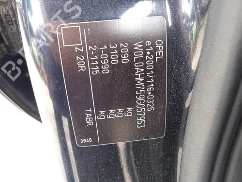 Left taillight OPEL ZAFIRA / ZAFIRA FAMILY B (A05) 1.6 (M75) | BP28132937C34 