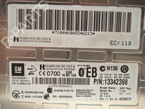 Electronic module OPEL INSIGNIA A Sports Tourer (G09) 2.0 CDTI (35) | BP21502862M83 
