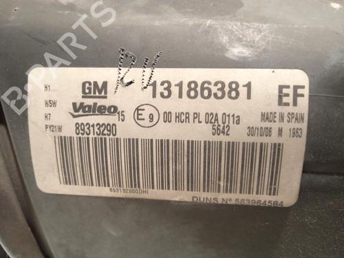 Left headlight OPEL CORSA D (S07) 1.3 CDTI (L08, L68) | BP25739887C28